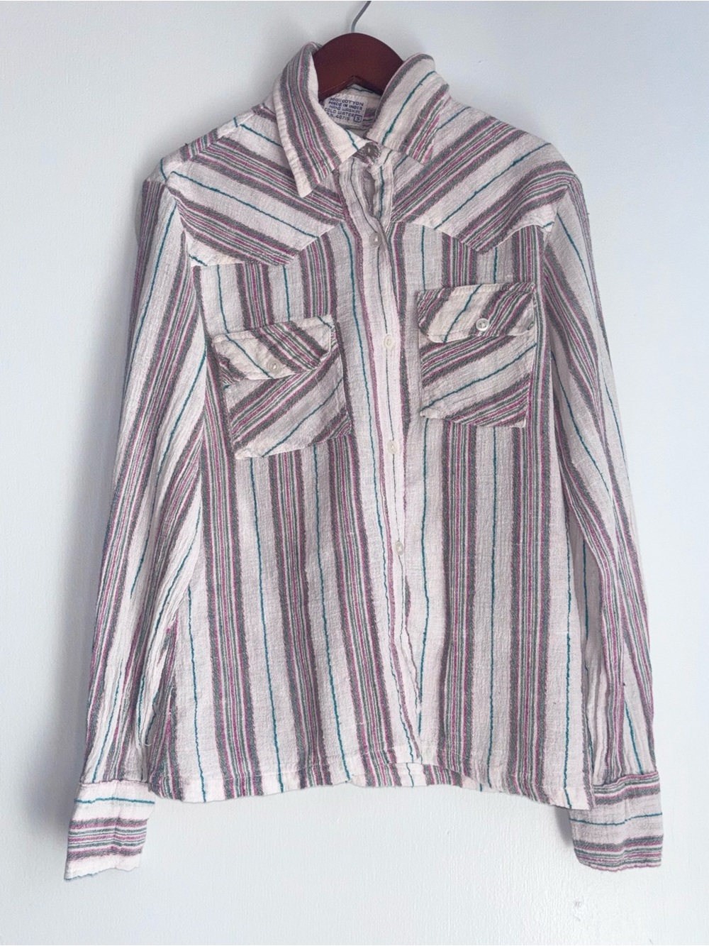 Deadstock Striped Button-Up Shirt